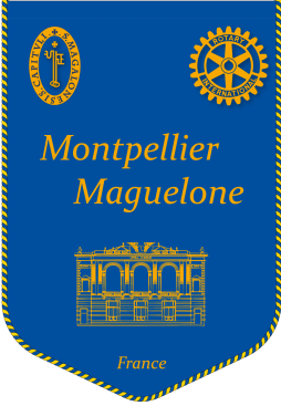 Logo Rotary Club Montpellier Maguelone